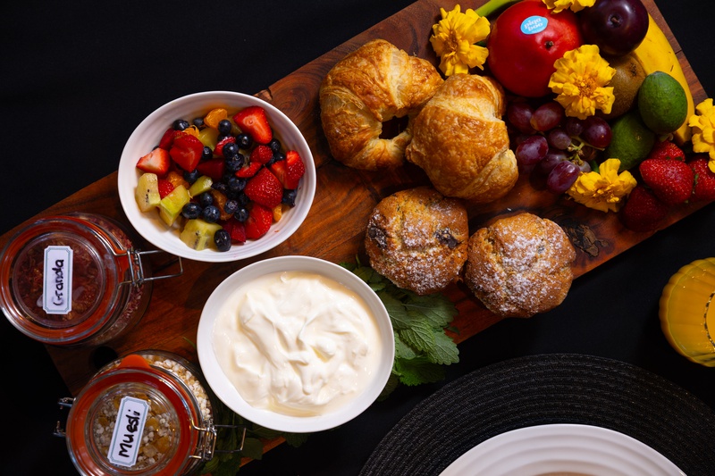 Award winning New Zealand Accommodation - Breakfast in the historic chapel