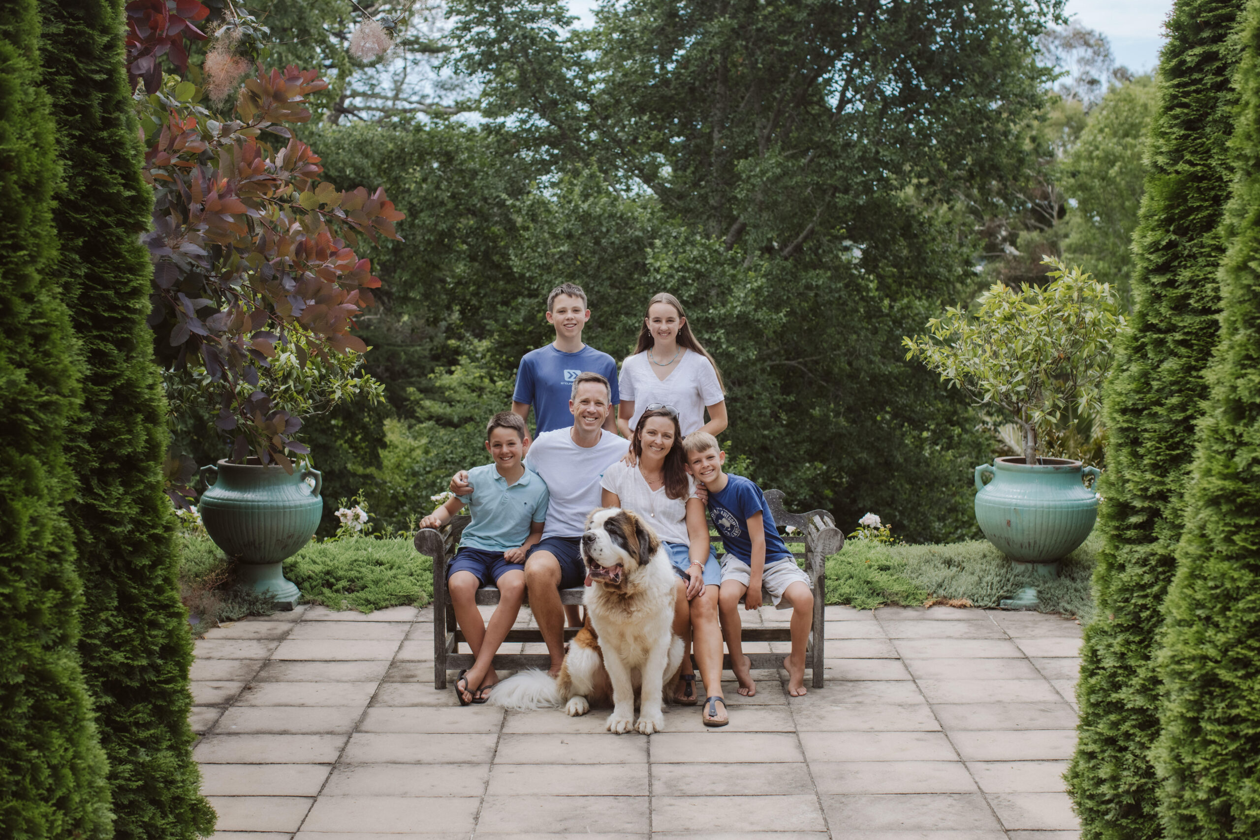 Pihopa Retreat - Sarah Mellor and family pictured in 2022
